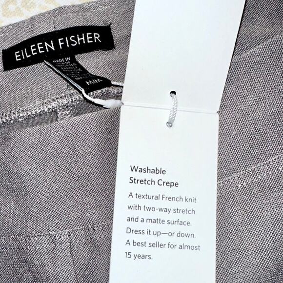 EILEEN FISHER Washable Stretch Crepe Pants – Women’s M - Picture 6 of 8